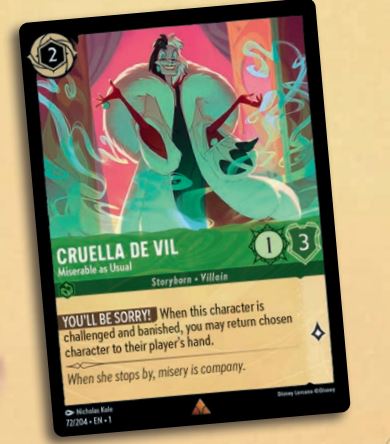 character card lorcana tcg 