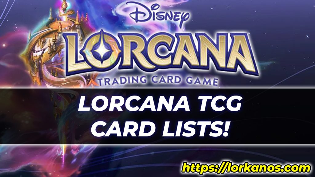 lorcana card lists