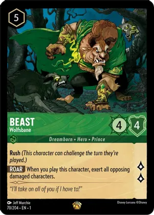 Beast - Wolfsbane Card Effect