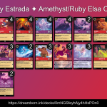 Amethyst/Ruby Elsa Control Deck