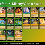 Mickey Genie Action Deck Combo/Control