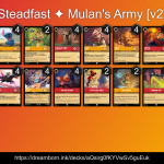 Mulan Army Aggro Deck