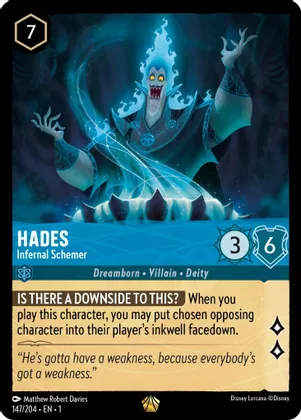 Hades - Infernal Schemer card effect