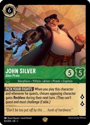 John Silver Card Effect