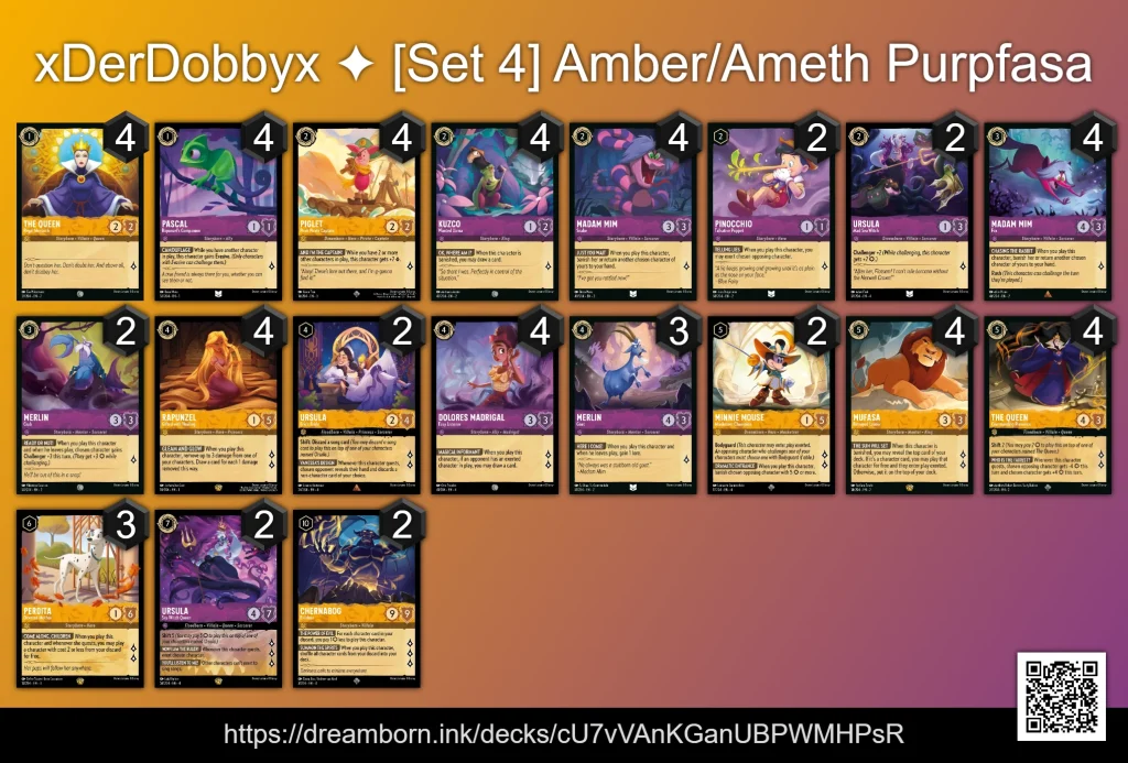 amber amethyst deck list